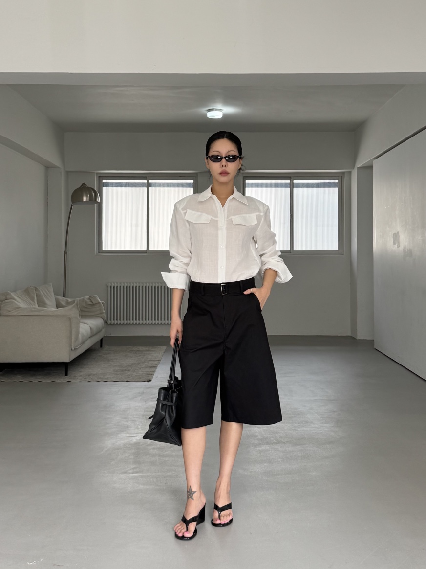 LIMLIMLIM韓國直郵女裝新款推薦26春夏熱賣時尚休閑褲含腰帶LIM LIM LIM休閑褲