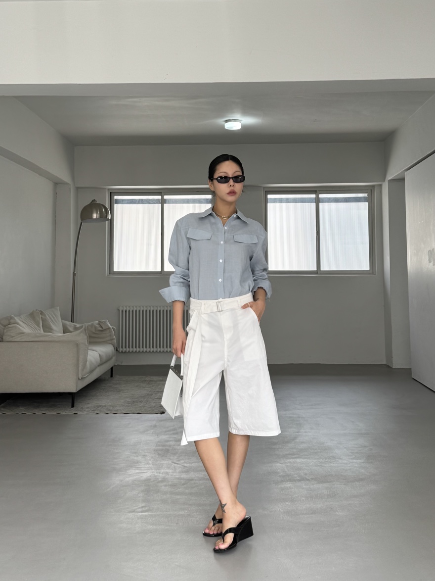 LIMLIMLIM韓國直郵女裝新款推薦26春夏熱賣時尚休閑褲含腰帶LIM LIM LIM休閑褲