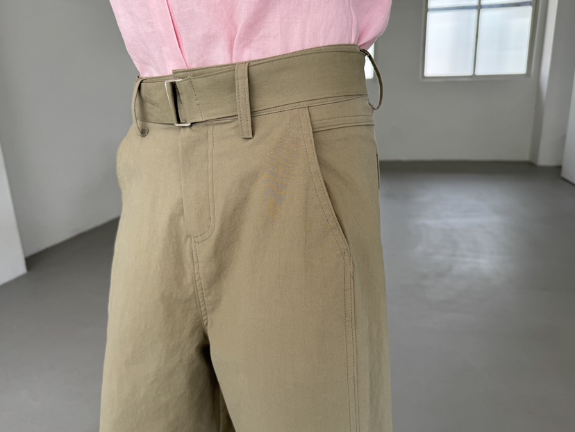 LIMLIMLIM韓國直郵女裝新款推薦26春夏熱賣時尚休閑褲含腰帶LIM LIM LIM休閑褲