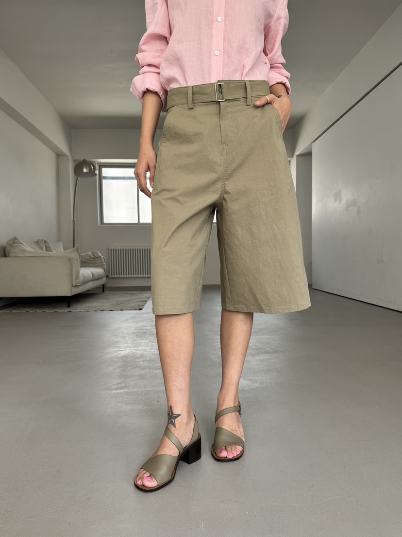 LIMLIMLIM韓國直郵女裝新款推薦26春夏熱賣時尚休閑褲含腰帶LIM LIM LIM休閑褲圖色3