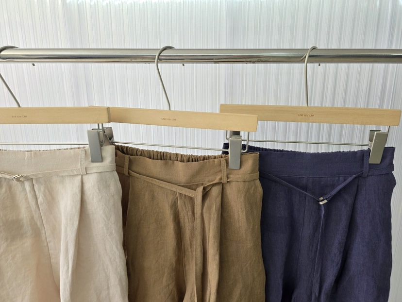 LIMLIMLIM韓國直郵實拍女裝新品時尚休閑26夏季短褲含腰帶亞麻LIM LIM LIM短褲