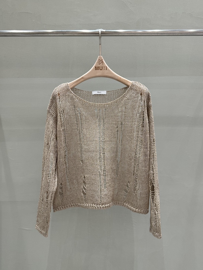 THE MUI韓國東大門直郵女裝新款休閑推薦時尚針織衫復古THE MUI針織衫圖色2