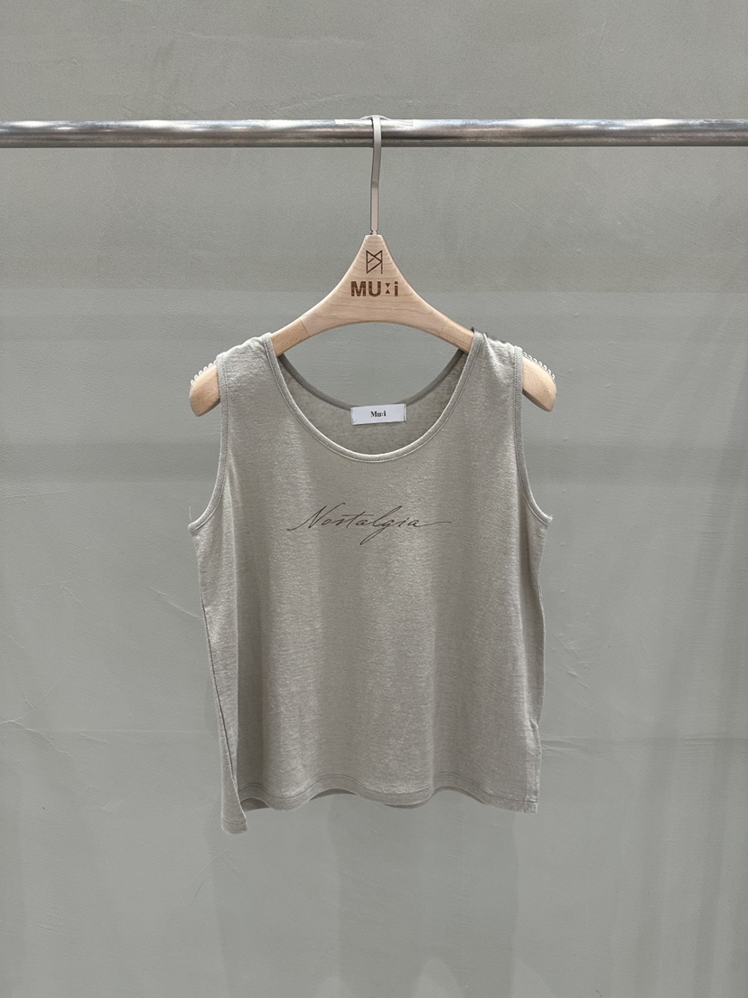 THE MUI韓國東大門直郵女裝新款人氣26夏季吊帶背心印花THE MUI吊帶/背心圖色3