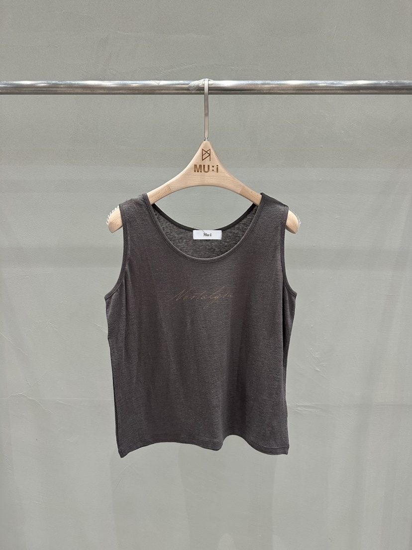 THE MUI韓國東大門直郵女裝新款人氣26夏季吊帶背心印花THE MUI吊帶/背心圖色5