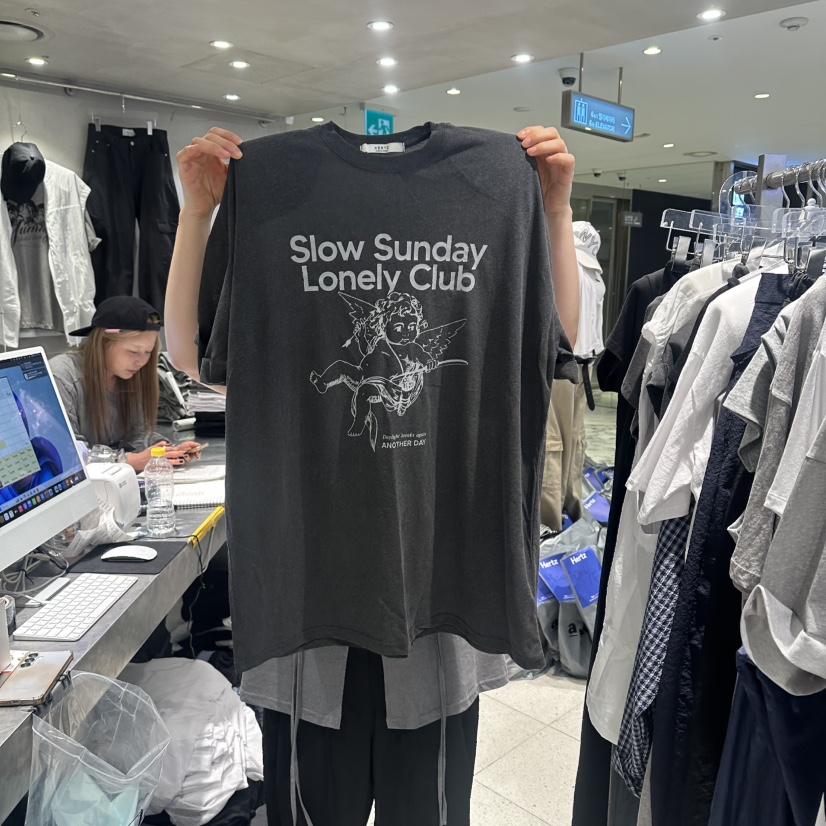 HERTZ-P韓國東大門直郵女士新款熱賣26春夏時尚休閑職業T恤HERTZ-PT恤圖色2