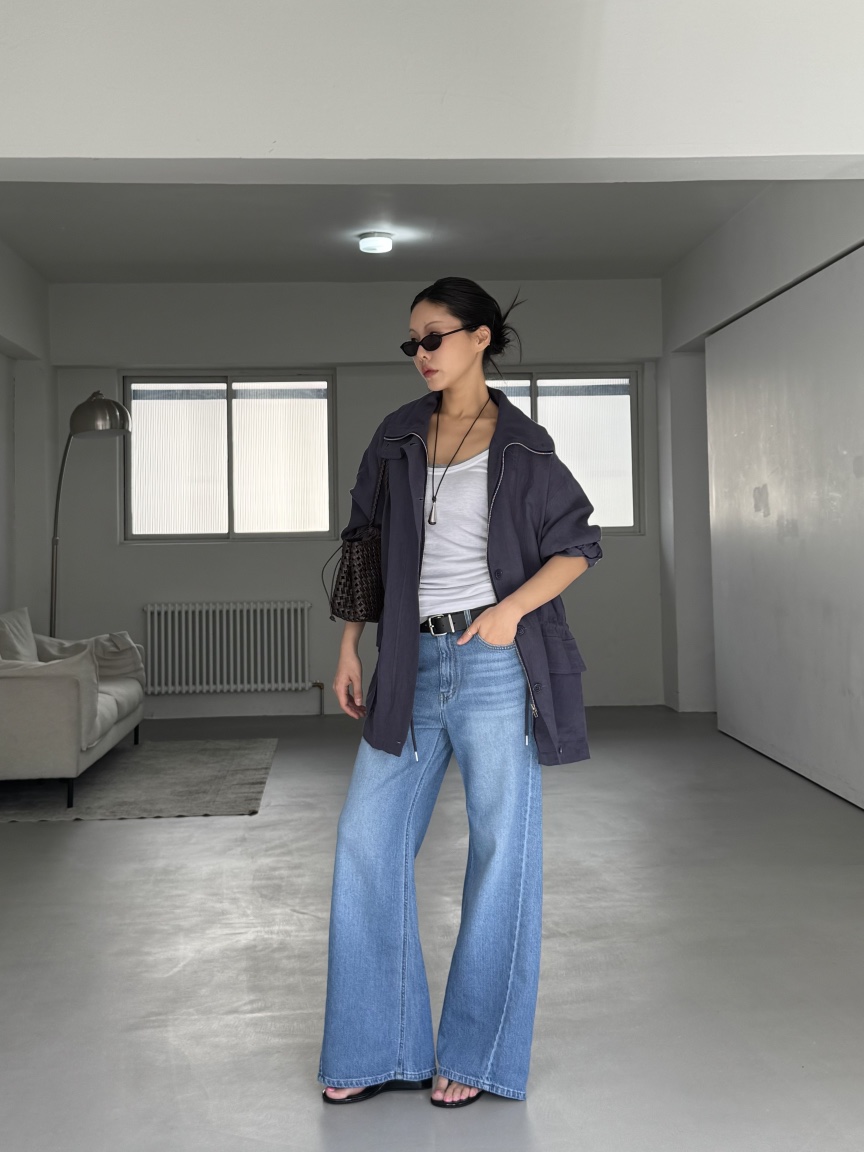 LIMLIMLIM韓國東大門直郵女士新品時尚推薦職業熱賣夾克亞麻LIM LIM LIM夾克