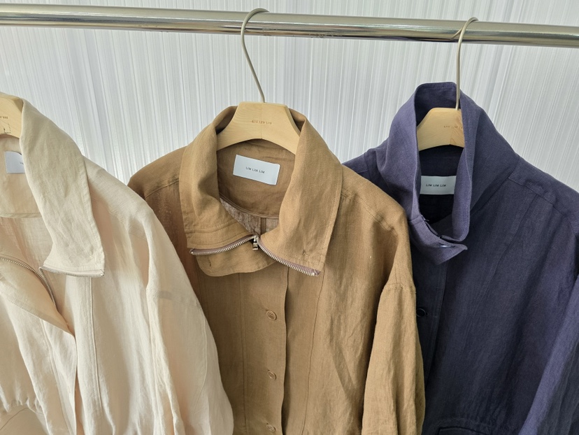 LIMLIMLIM韓國東大門直郵女士新品時尚推薦職業熱賣夾克亞麻LIM LIM LIM夾克