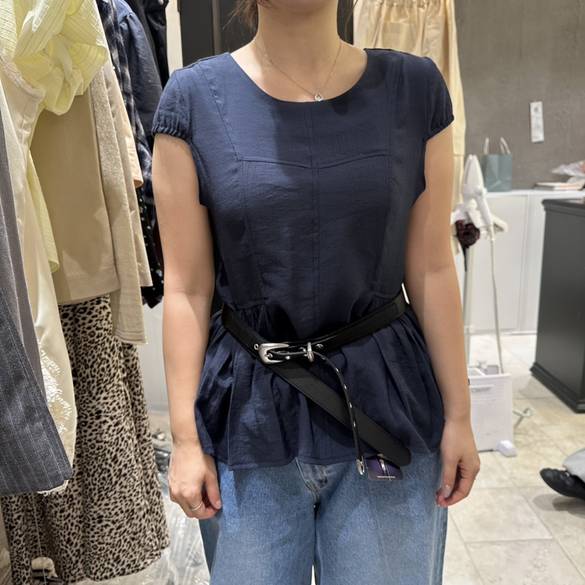 MIXXIN韓國東大門代購女裝新品26春夏襯衫蕾絲衫不含腰帶MIXXIN襯衫/蕾絲衫圖色2