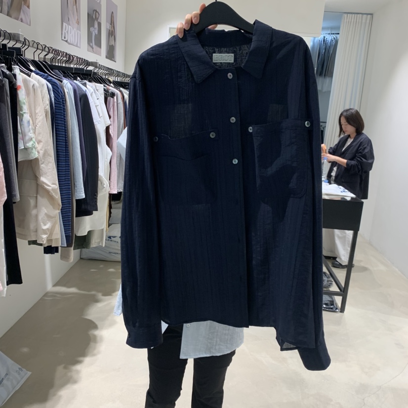 BROT東大門實拍韓國女士新款推薦職業休閑26春夏襯衫蕾絲衫BROT襯衫/蕾絲衫圖色3