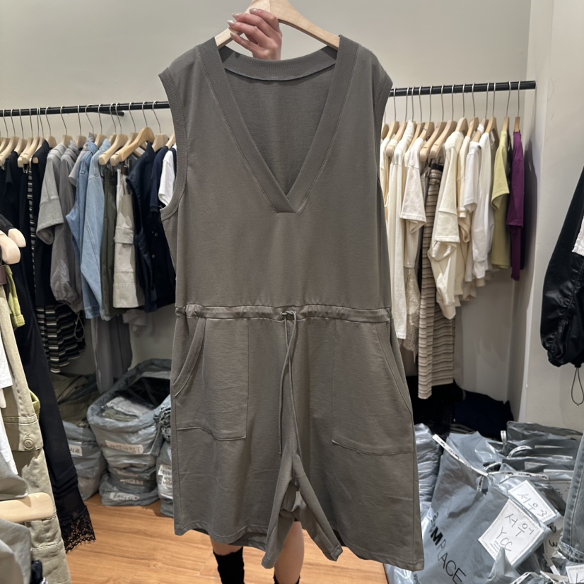 JADEMARKET韓國直郵女士新品推薦時尚休閑連體褲不含內搭JADE SEOUL_MARKET連體褲圖色2墨綠