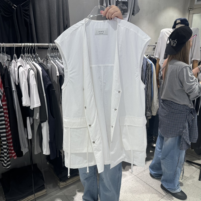 HERTZ-P韓國直郵女裝新款26春夏時尚休閑26夏季推薦馬甲HERTZ-P馬甲圖色1
