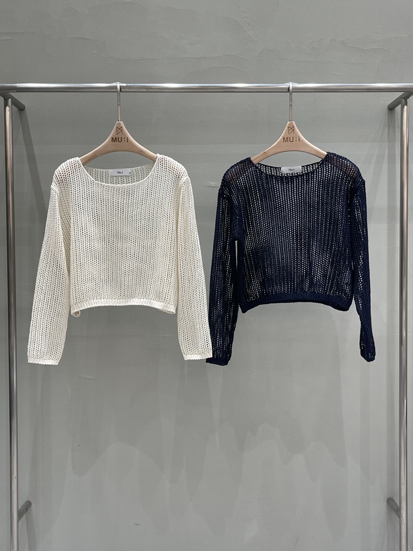 THE MUI韓國直郵女士新品人氣26夏季時尚職業推薦針織衫THE MUI針織衫