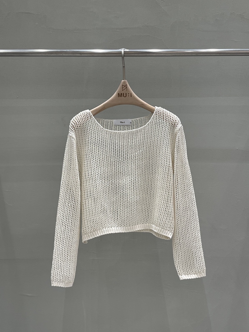 THE MUI韓國直郵女士新品人氣26夏季時尚職業推薦針織衫THE MUI針織衫圖色1