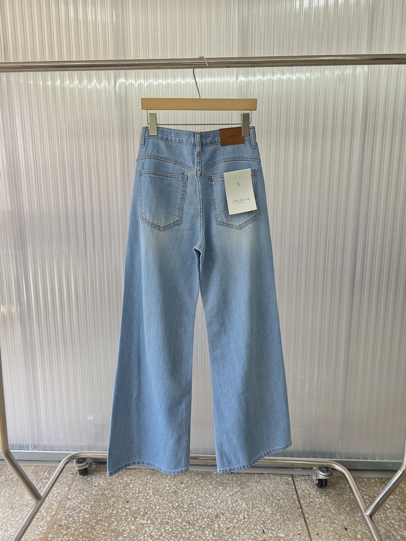 LIMLIMLIM韓國東大門直郵女裝新款26春夏人氣牛仔褲不含腰帶LIM LIM LIM牛仔褲