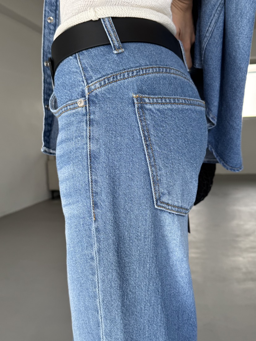 LIMLIMLIM韓國東大門直郵女裝新款26春夏人氣牛仔褲不含腰帶LIM LIM LIM牛仔褲