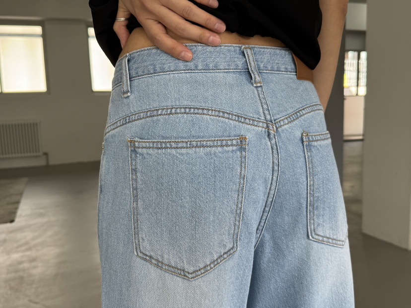 LIMLIMLIM韓國東大門直郵女裝新款26春夏人氣牛仔褲不含腰帶LIM LIM LIM牛仔褲