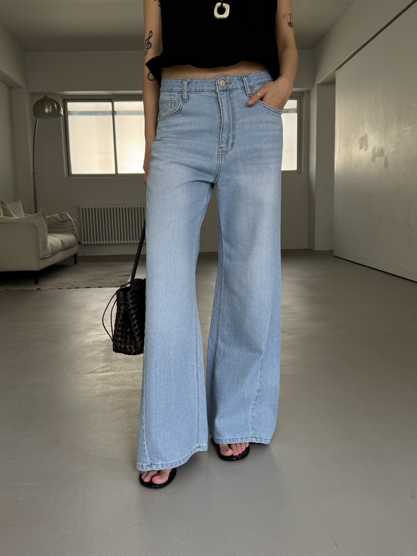 LIMLIMLIM韓國東大門直郵女裝新款26春夏人氣牛仔褲不含腰帶LIM LIM LIM牛仔褲