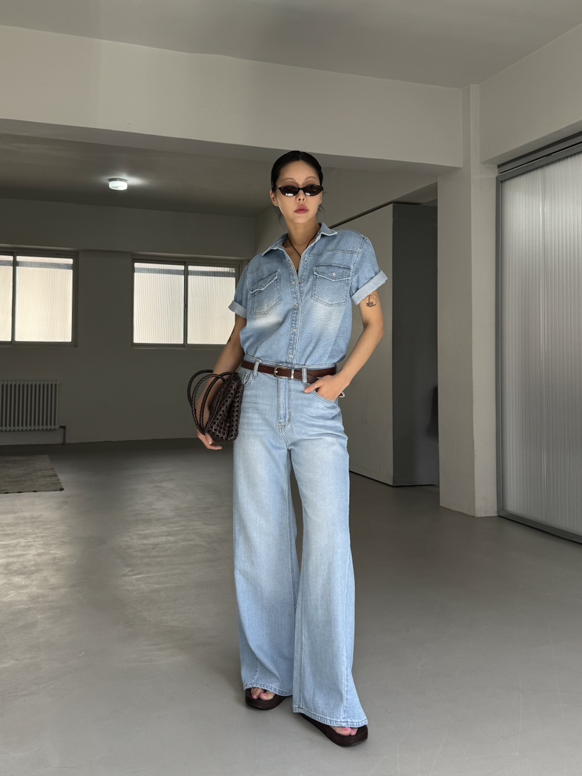 LIMLIMLIM韓國東大門直郵女裝新款26春夏人氣牛仔褲不含腰帶LIM LIM LIM牛仔褲