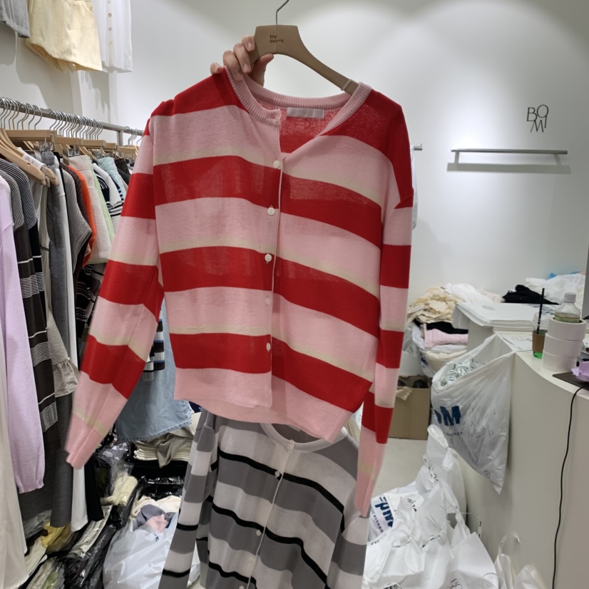 BY BOMI韓國代購女裝新品熱賣休閑26春夏人氣職業針織衫BY BOMI針織衫圖色1