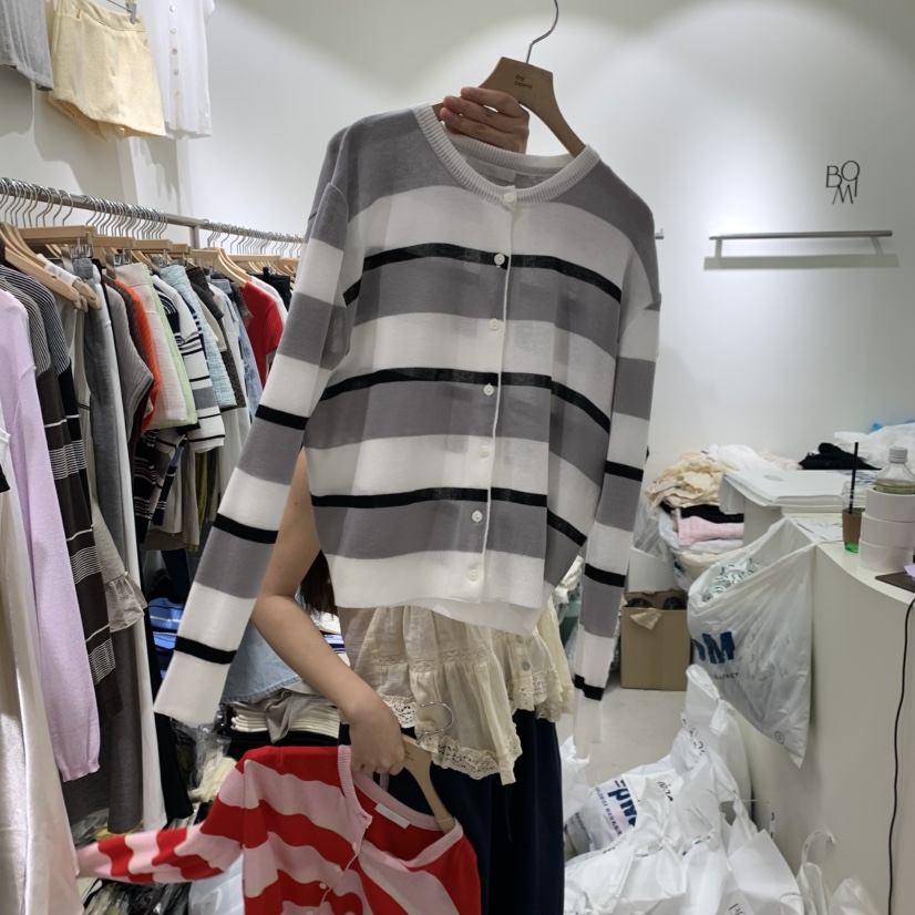 BY BOMI韓國代購女裝新品熱賣休閑26春夏人氣職業針織衫BY BOMI針織衫圖色2