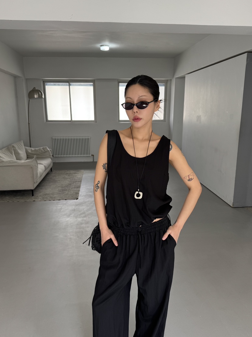 LIMLIMLIM韓國直郵女士新品休閑熱賣時尚26夏季26春夏吊帶背心LIM LIM LIM吊帶/背心