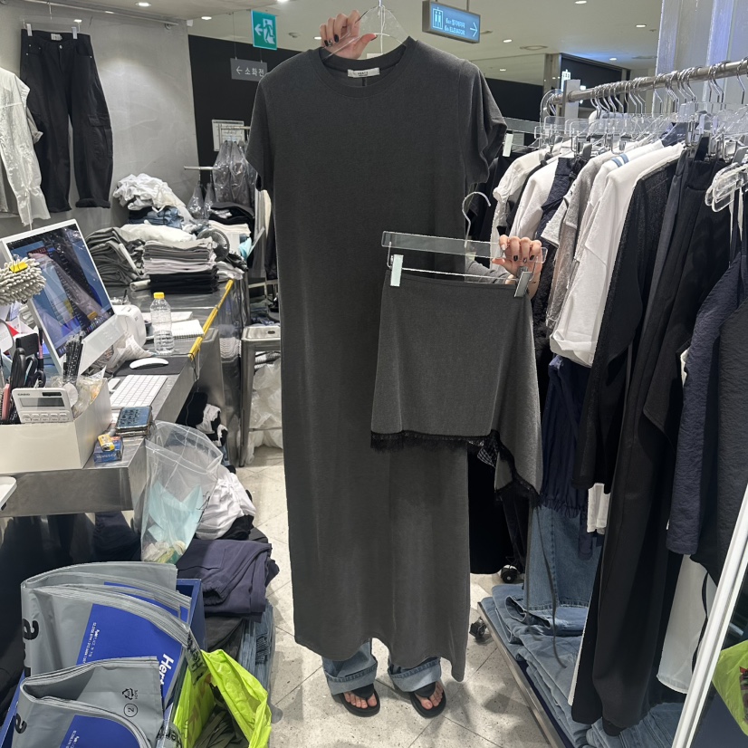 HERTZ-P韓國直郵實拍女士新款熱賣時尚人氣職業26夏季套裝HERTZ-P套裝圖色3墨色