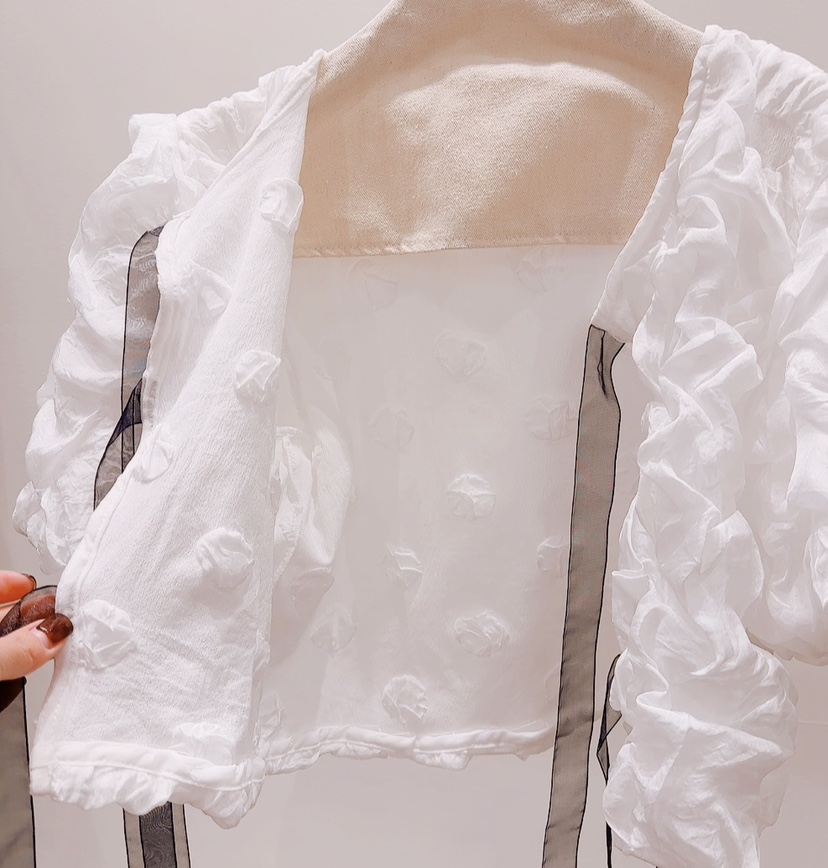 AWESOME-P韓國直郵實拍女裝新品人氣26夏季時尚襯衫蕾絲衫AWESOME-P襯衫/蕾絲衫