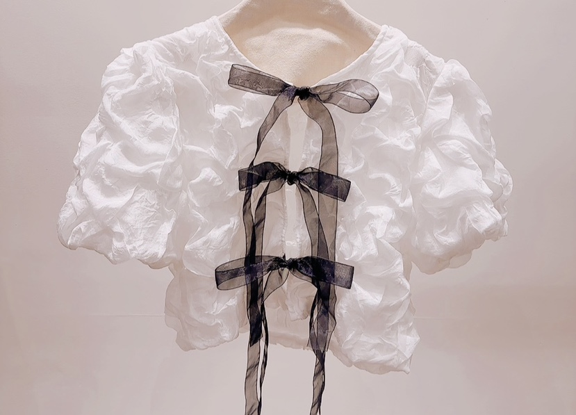 AWESOME-P韓國直郵實拍女裝新品人氣26夏季時尚襯衫蕾絲衫AWESOME-P襯衫/蕾絲衫圖色1