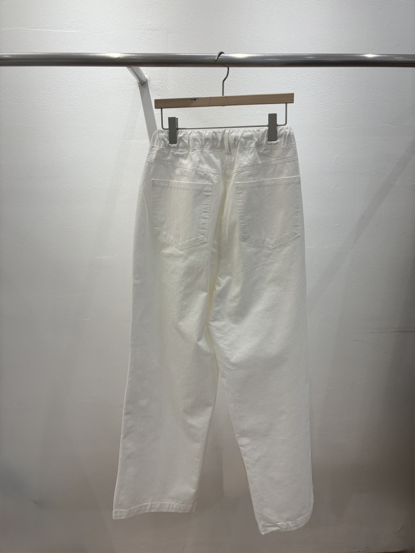 FL LANEL韓國直郵女裝新款熱賣時尚人氣26夏季休閑褲人字紋FL LANEL休閑褲