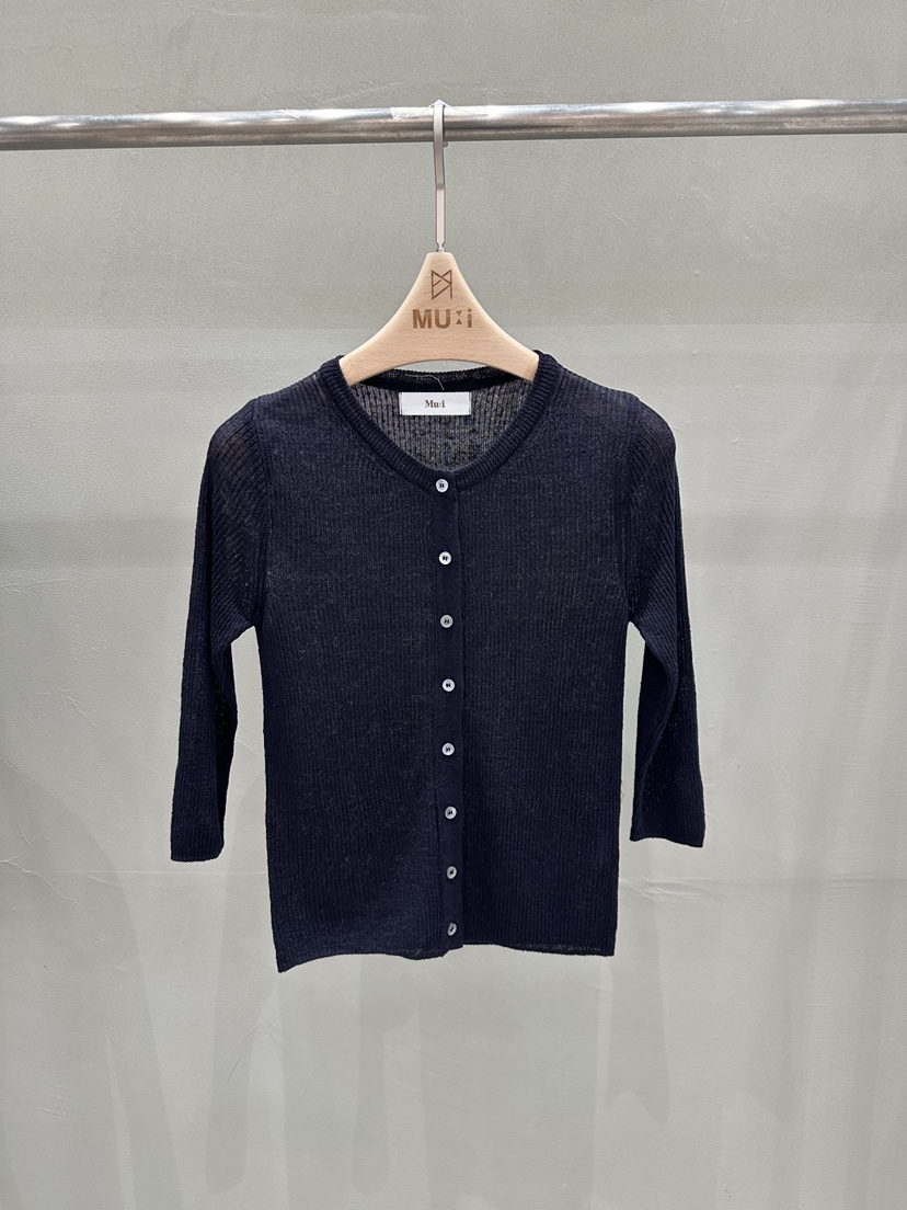 THE MUI韓國代購女裝新品熱賣時尚推薦針織衫U領開衫紐扣THE MUI針織衫圖色3