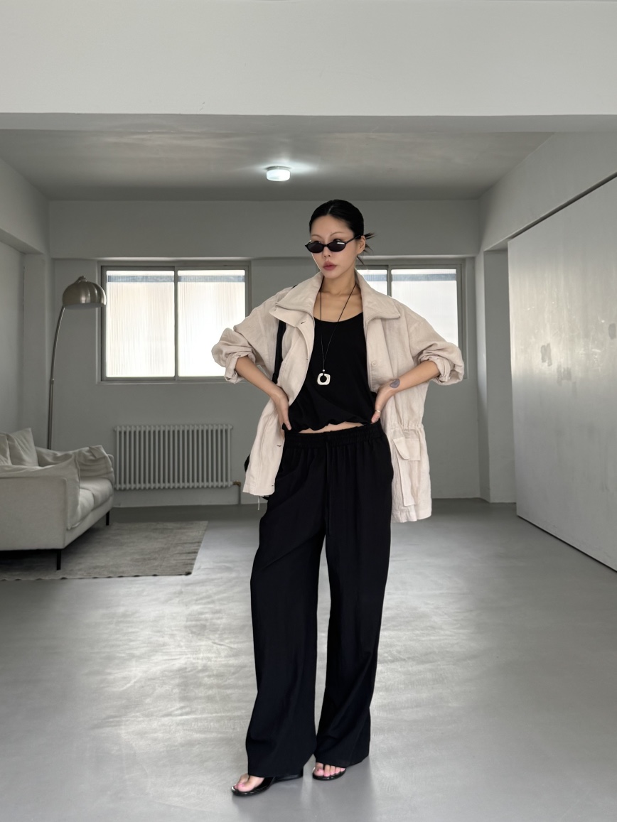 LIMLIMLIM韓國東大門直郵女裝新款26夏季熱賣26春夏休閑褲LIM LIM LIM休閑褲