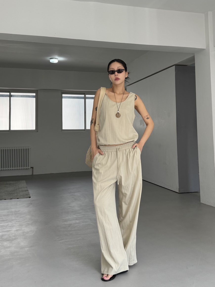 LIMLIMLIM韓國東大門直郵女裝新款26夏季熱賣26春夏休閑褲LIM LIM LIM休閑褲