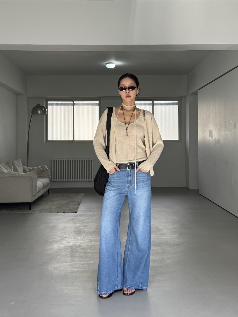 LIMLIMLIM韓國東大門代購女士新款推薦26春夏時尚針織衫亞麻LIM LIM LIM針織衫