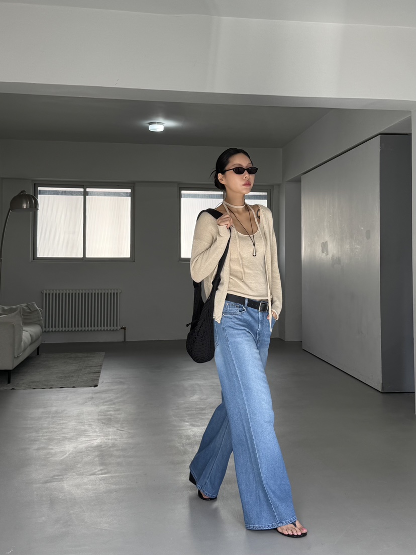 LIMLIMLIM韓國東大門代購女士新款推薦26春夏時尚針織衫亞麻LIM LIM LIM針織衫