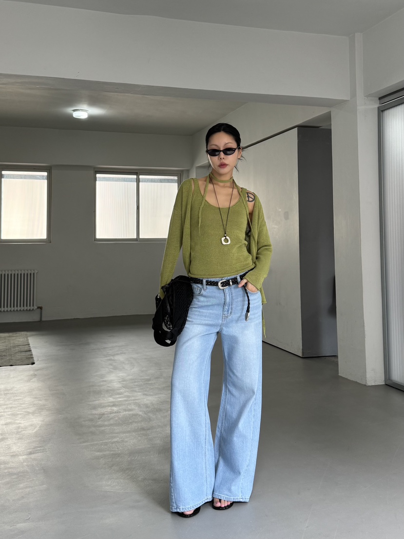 LIMLIMLIM韓國東大門代購女士新款推薦26春夏時尚針織衫亞麻LIM LIM LIM針織衫