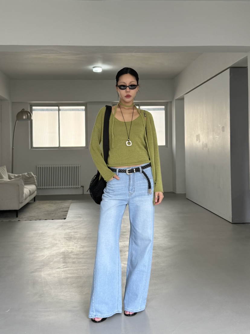 LIMLIMLIM韓國東大門代購女士新款推薦26春夏時尚針織衫亞麻LIM LIM LIM針織衫