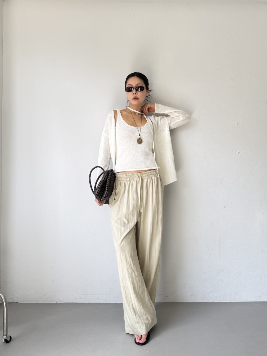 LIMLIMLIM韓國東大門代購女士新款推薦26春夏時尚針織衫亞麻LIM LIM LIM針織衫