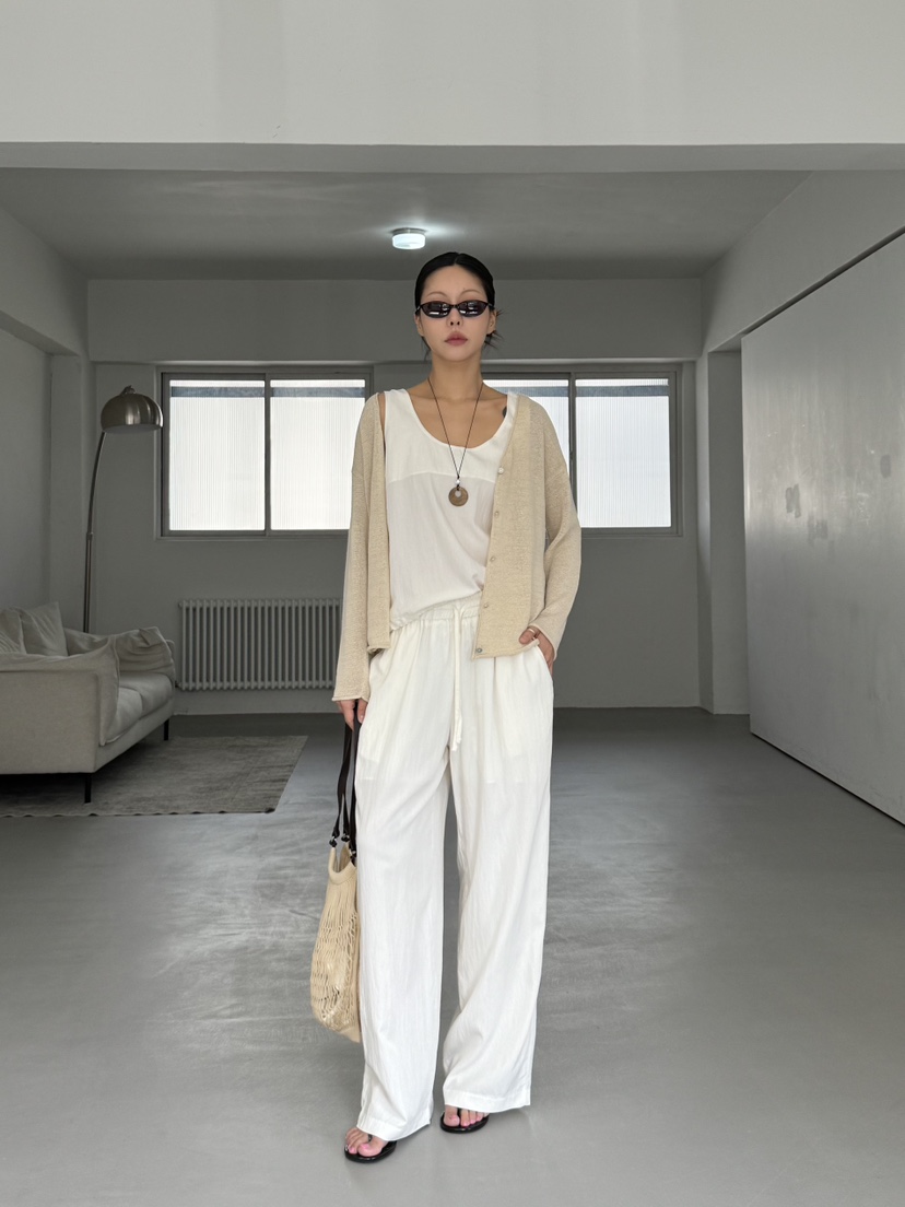 LIMLIMLIM韓國東大門代購女士新款推薦26春夏時尚針織衫亞麻LIM LIM LIM針織衫