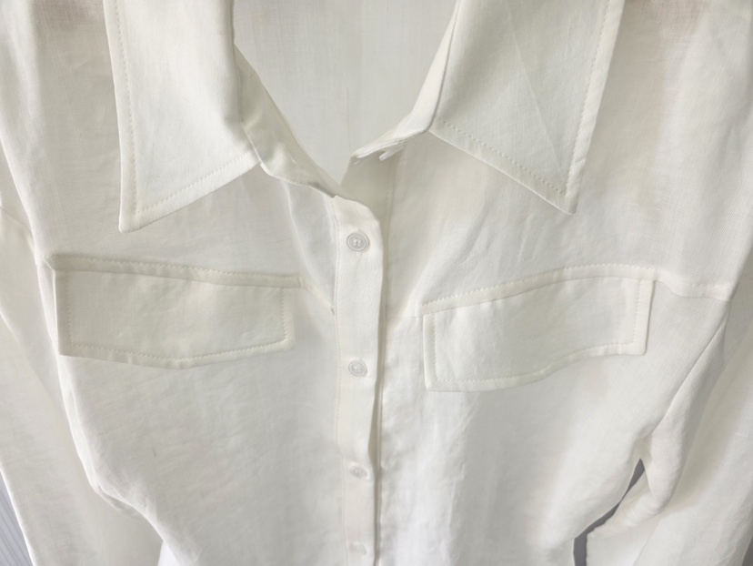 LIMLIMLIM韓國東大門直郵女裝新品休閑26夏季襯衫蕾絲衫亞麻棉LIM LIM LIM襯衫/蕾絲衫