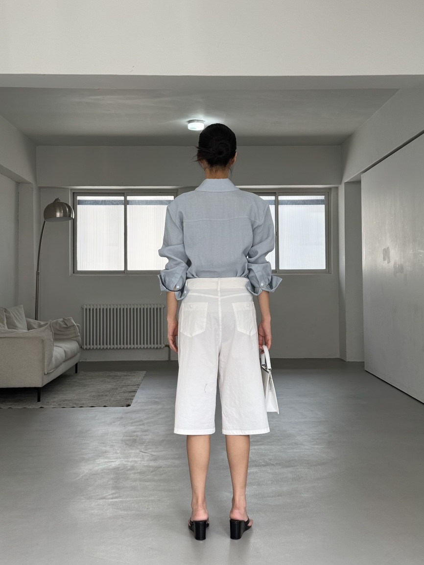 LIMLIMLIM韓國東大門直郵女裝新品休閑26夏季襯衫蕾絲衫亞麻棉LIM LIM LIM襯衫/蕾絲衫