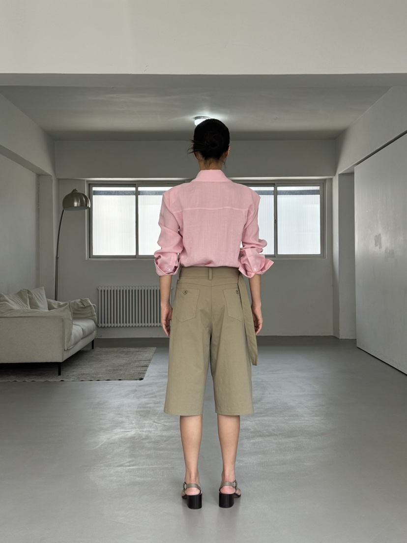 LIMLIMLIM韓國東大門直郵女裝新品休閑26夏季襯衫蕾絲衫亞麻棉LIM LIM LIM襯衫/蕾絲衫