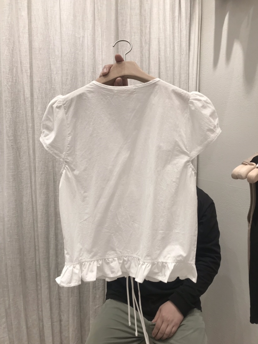 AHOY韓國直郵女裝新品熱賣人氣26春夏時尚休閑襯衫蕾絲衫AHOY襯衫/蕾絲衫