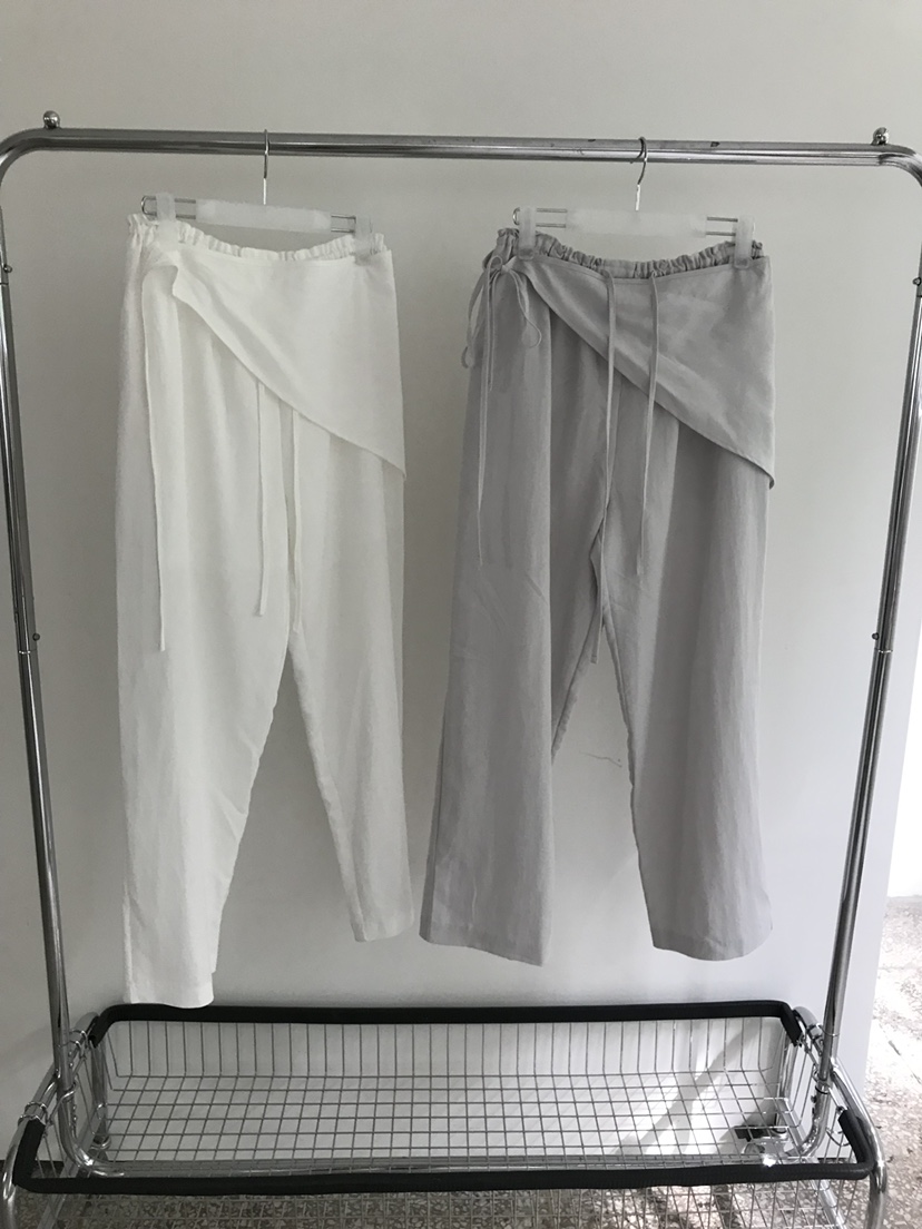 MAINT韓國直郵女裝新款26夏季時尚職業26春夏休閑褲可拆卸MAINT休閑褲