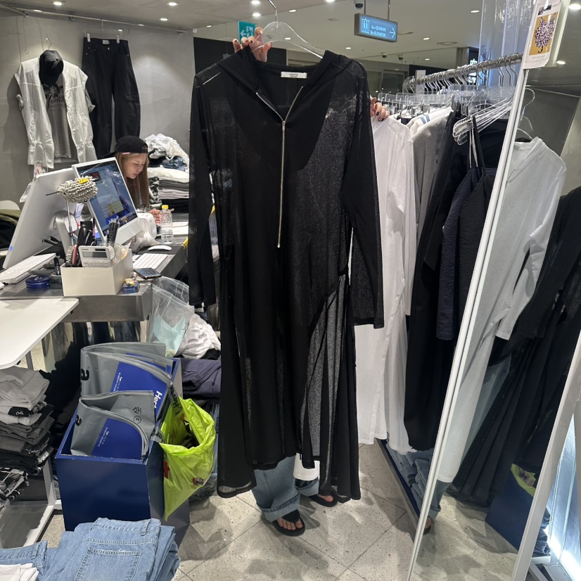 HERTZ-P東大門實拍韓國女士新款時尚人氣26夏季連衣裙連帽衫HERTZ-P連衣裙圖色2