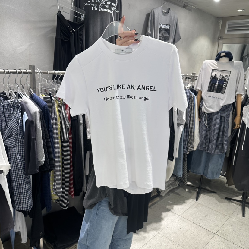 HERTZ-P韓國直郵實拍女士新品職業26夏季人氣休閑推薦T恤HERTZ-PT恤圖色1