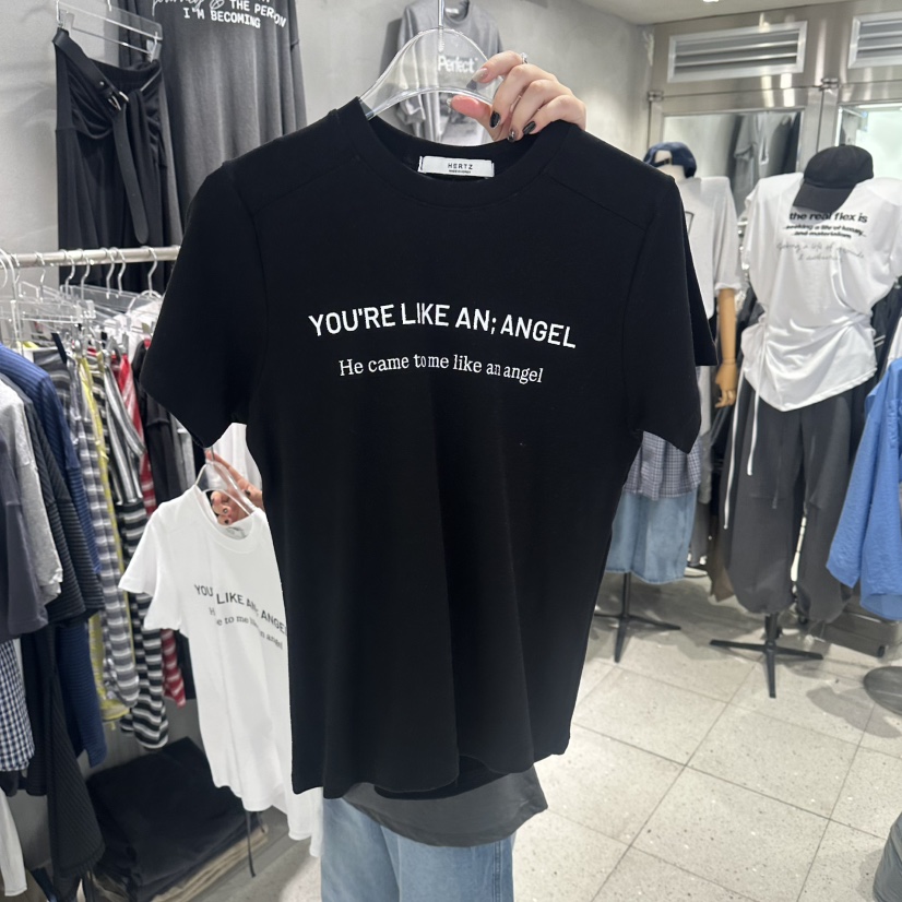 HERTZ-P韓國直郵實拍女士新品職業26夏季人氣休閑推薦T恤HERTZ-PT恤圖色2