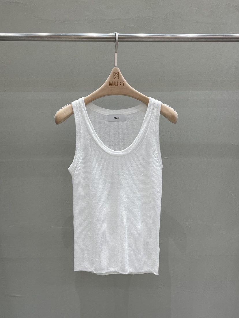 THE MUI韓國代購女士新品休閑26春夏人氣26夏季吊帶背心羅紋THE MUI吊帶/背心圖色1