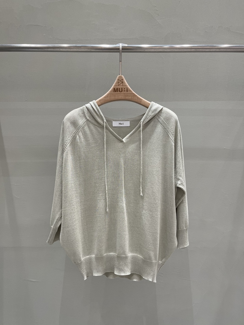 THE MUI韓國東大門直郵女裝新款26夏季推薦針織衫連帽衫THE MUI針織衫圖色2