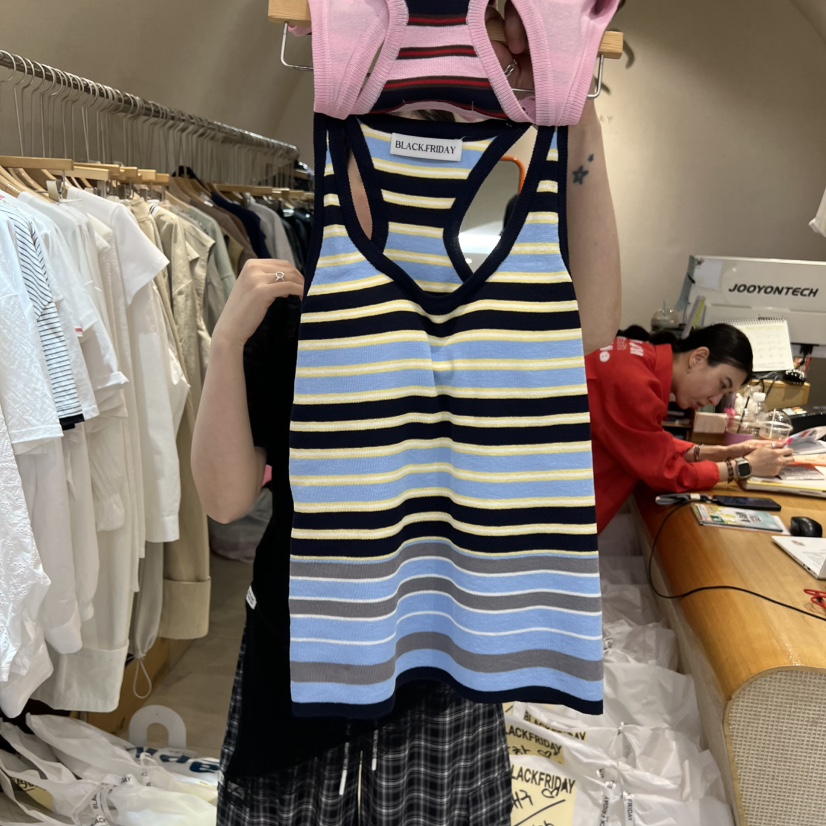 BLACKFRIDAY韓國直郵女裝新品26夏季推薦時尚26春夏吊帶背心BLACK FRIDAY吊帶/背心圖色2