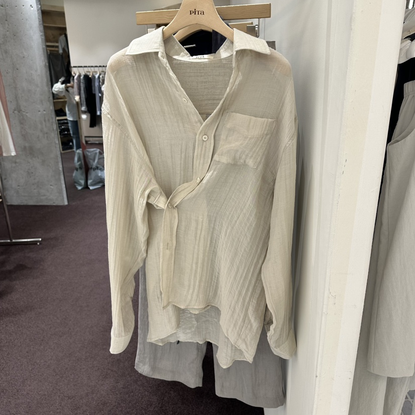 PITA/THEVERLIN韓國直郵女士新品人氣推薦襯衫蕾絲衫亞麻PITA/THEVERLIN襯衫/蕾絲衫圖色2